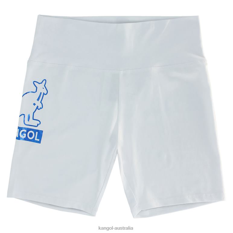 kangol australia Foil Biker Shorts LZ46X1001 White