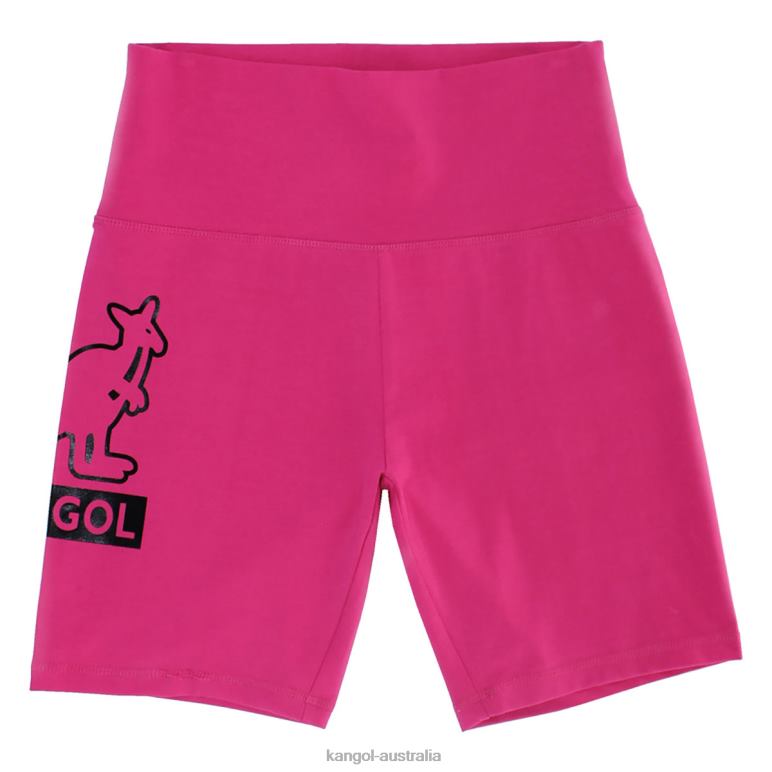 kangol australia Foil Biker Shorts LZ46X1003 Pink Peacock