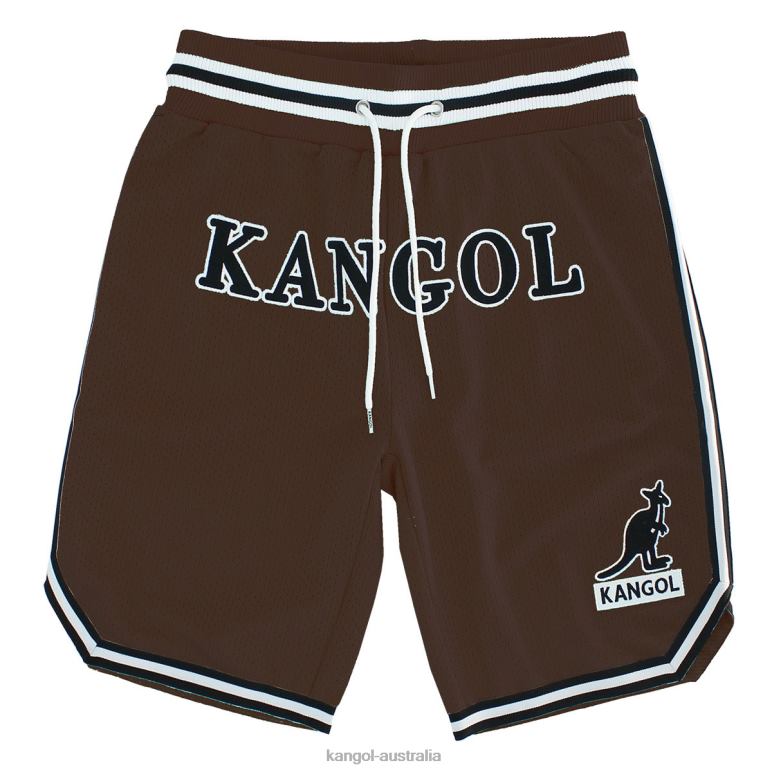 kangol australia Game Day Basketball Shorts LZ46X1014 Chocolate Martini